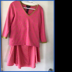 skirt and sweater set